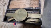 Antique surveyors compass in original (damaged) box - 2