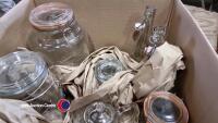 Storage jars including Kilner glass drink dispenser, unused. - 3