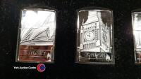 4 x brand new and boxed Zippo lighters, Sydney, London, Berlin, Paris - 2