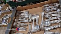 Quantity of regimental EPNS cutlery from the Kings Own Light Infantry sergeants mess