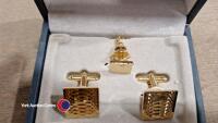 H. Samuel boxed cufflinks and tie pin - 2