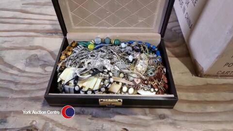 Jewellery box full of jewellery