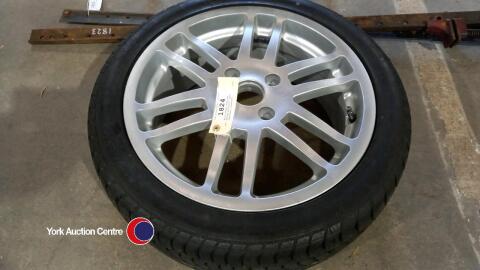 Alloy wheel with new Dunlop 215/45/17 tyre, excellent condition