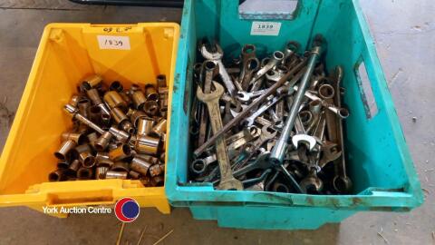 2 x boxes of Sockets and Spanners