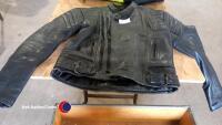 Scott Leathers Waterproof/Kevlar bikers jacket size medium and bikers real Leather Jacket - 3