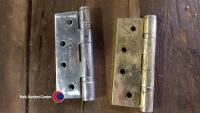 7 x pairs of 4in ball bearing butt hinges - 3