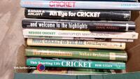 Box of modern cricket books. - 3