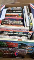 A collection of Rugby books including Barry Coughlan, Will Carling, Lawrence Dallaglio, Men in Black, The Year of the Rose, The Official book of the Lions in South Africa 1997 etc