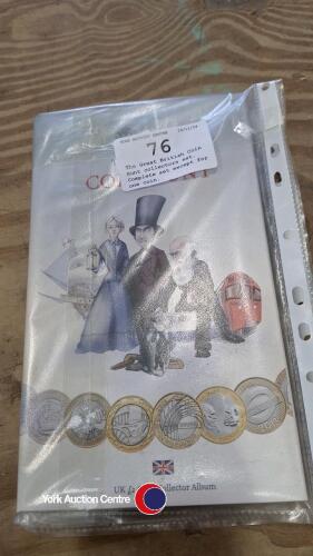 The Great British Coin Hunt collectors set. Complete set except for one coin.