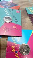 Various London 2012 Olympic sports fifty pence collection, all in the original cardboard packaging. - 3