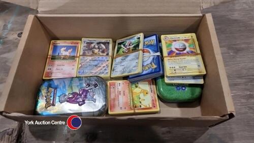 Box of Pokemon cards