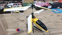 Remote control helicopter with camera