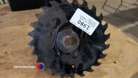 Circular saw table attachment complete with blade