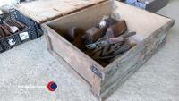 Selection of woodworking tools with tool box - 3