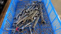 Selection of Britool spanners - 2