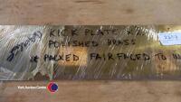 2 m matching brass kick plates - 3