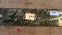 2 m matching brass kick plates - 2