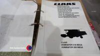 2 x Claas Dominator 218 Mega workshop manuals - 3