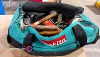 Makita toolbag and tools