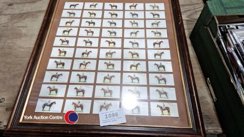 Original Horse framed cigarette cards