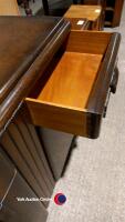 Art Deco style oak sideboard with cupboards and drawers - 4