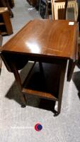 Drop leaf trolley table and bedside cabinet - 3