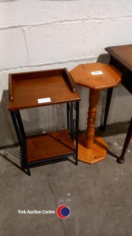 2 x side tables, lamp/plant stands