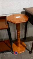 2 x side tables, lamp/plant stands - 3