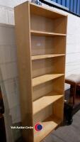 Tall pine bookcase - 3