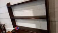 Wall mounted plate/bookrack - 3