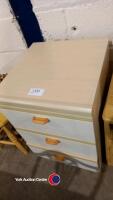 3 drawer bedside cabinet - 3