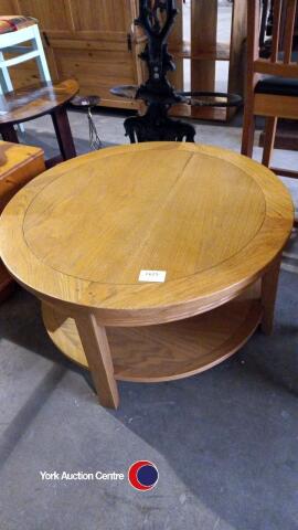 Wooden coffee table 90cm diameter