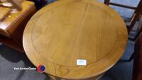 Wooden coffee table 90cm diameter - 3