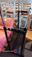 Freestanding wheeled clothes rail - 3