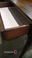 Antique writing table with drawer - 3