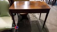 Antique writing table with drawer - 5