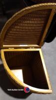 Lloyd Loom gold laundry basket - 2