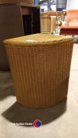 Lloyd Loom gold laundry basket - 3