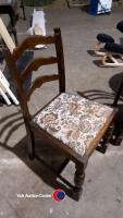 Drop Leaf table and 4 chairs - 2