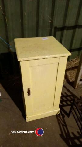 Painted bedside cabinet