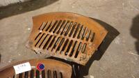 2 x cast iron fire grates - 2