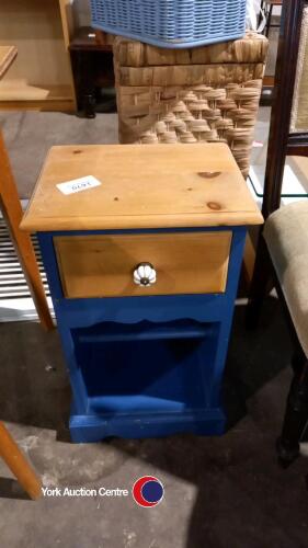 Pine bedside cabinet