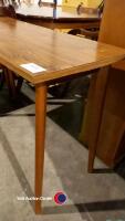 Walnut effect veneer coffee table 41in x 17in - 3