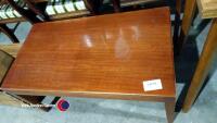 Small solid wood coffee table 36in x 17in - 2