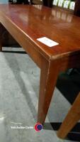 Small solid wood coffee table 36in x 17in - 3