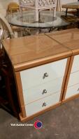 Pair bedside cabinets - 2