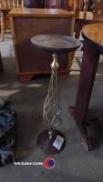 Tall metal decorative candle holder