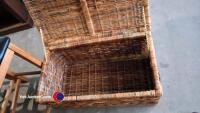 Wicker bedding/storage chest - 3