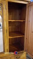 Large pine wardrobe - 4