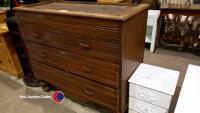 Dark wood chest of drawers - 2